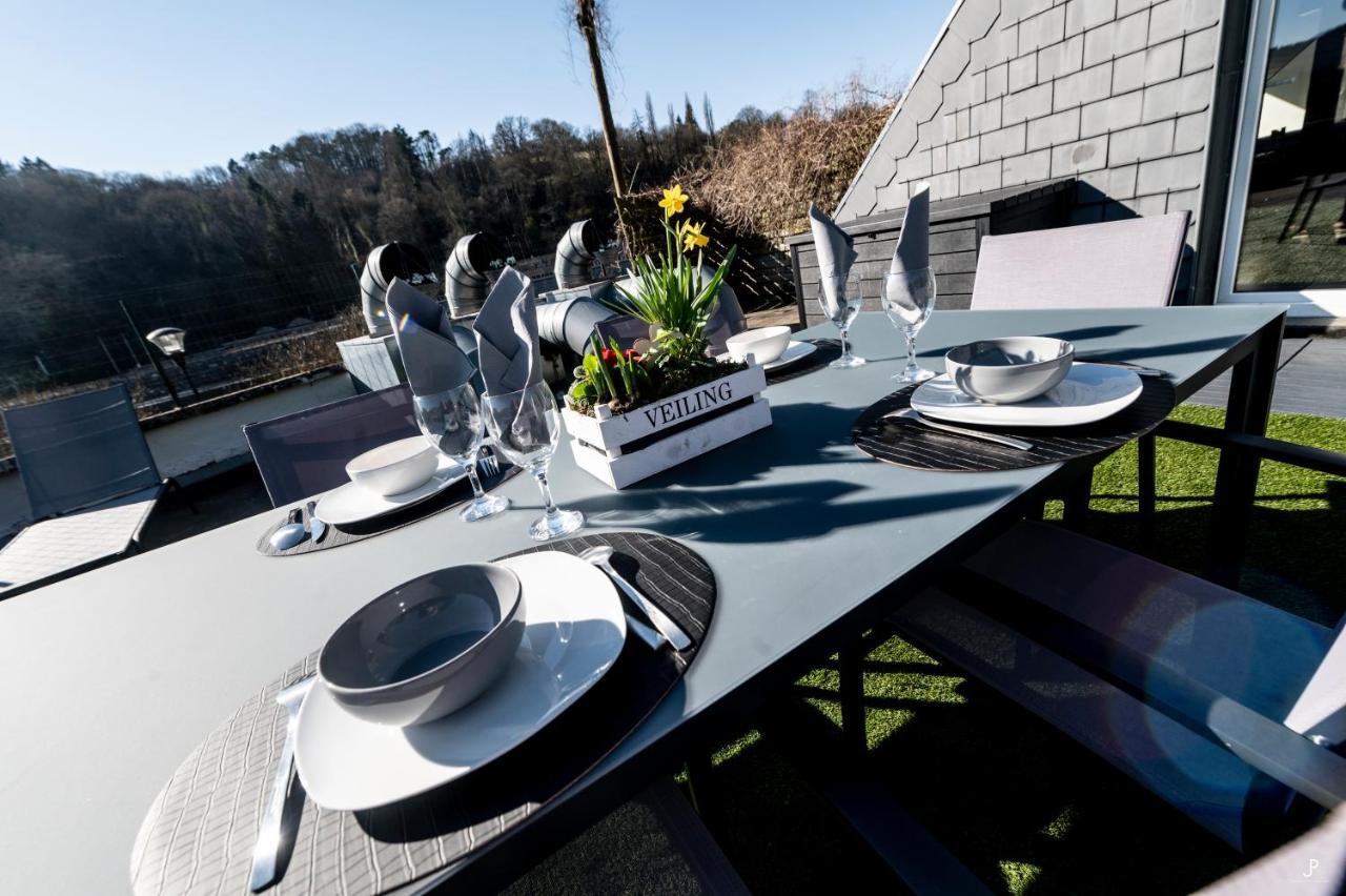 Les 3 Chapeaux Dinant 6P Les Canotiers 4P Avec Terrasse Le Melon 2P Sans Terrasse Dış mekan fotoğraf