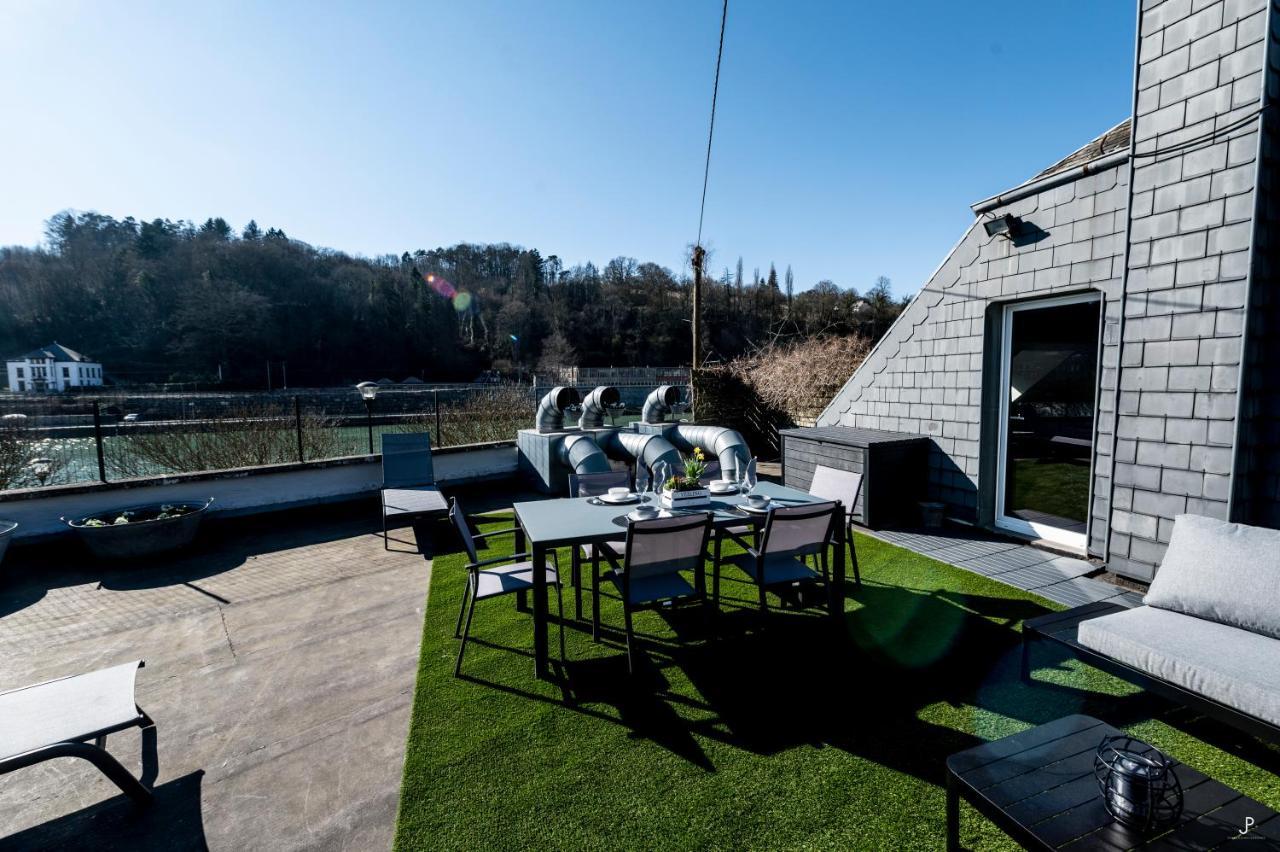 Les 3 Chapeaux Dinant 6P Les Canotiers 4P Avec Terrasse Le Melon 2P Sans Terrasse Dış mekan fotoğraf