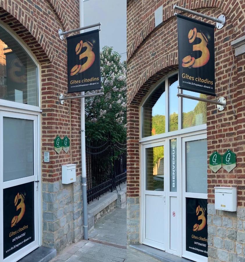 Les 3 Chapeaux Dinant 6P Les Canotiers 4P Avec Terrasse Le Melon 2P Sans Terrasse Dış mekan fotoğraf